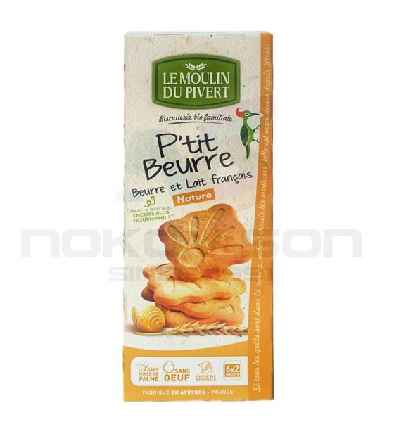 био бисквити Le Moulin Du Pivert P'tit Beurre et Lait Français