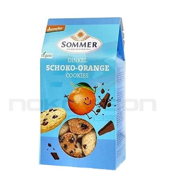 био биквити Sommer Dinkel Schoko - Orange Cookies