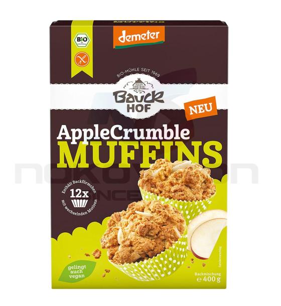био смес за мъфини Bauckhof AppleCrumble Muffins
