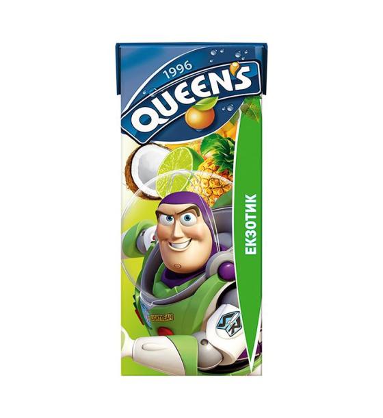 детски натурален сок Queen's Disney Екзотик