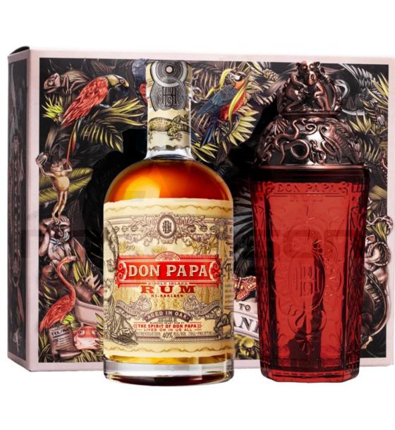 ром Don Papa Aged in OAK Gift Box with Shaker