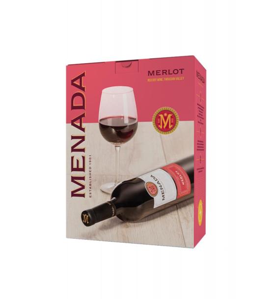 червено вино Domain Menada Merlot