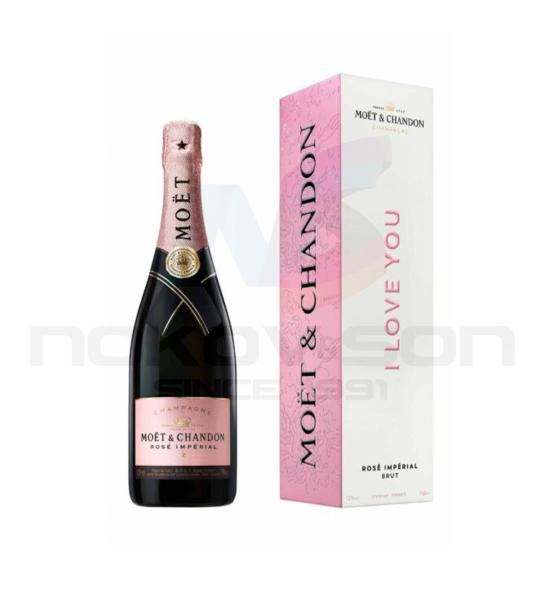 шампанско Moët & Chandon Impérial Rosé I LOVE YOU