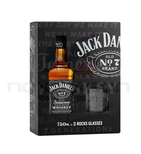 уиски Jack Daniel's Tennessee Whiskey With 2 Rocks Glasses