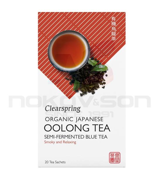 био чай Clearspring Oolong tea Semi-Fermented blue tea