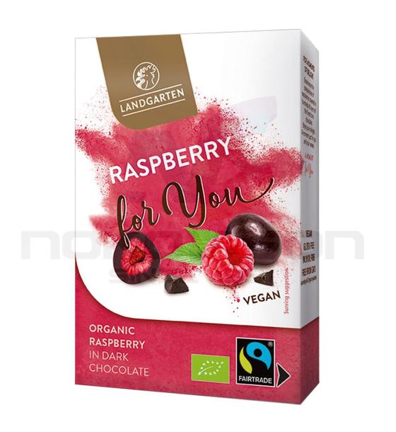 десерт Landgarten Organic Raspberry in Dark Chocolate
