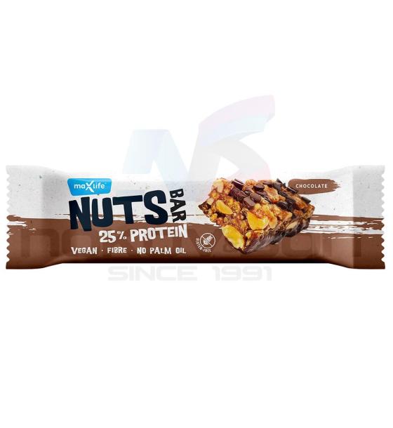 протеиново барче Maxsport Protein Nuts Bar Chocolate