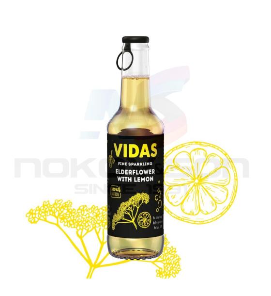 газирана напитка Vidas Elderflower With Lemon