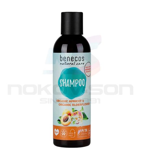 шампоан за коса Benecos Shampoo Organic Apricot & Organic Elderflower