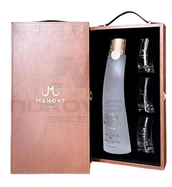 водка Mamont Gift Box With 3 Cups