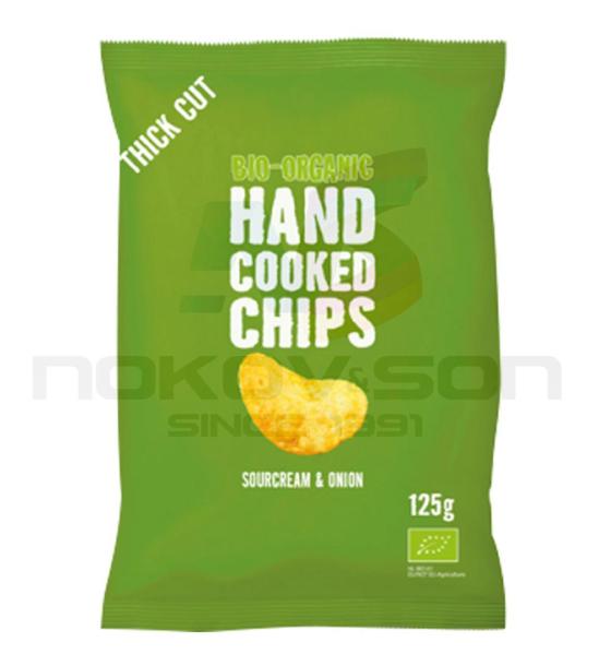 био чипс Trafo Bio Organic Hand Cooked Sourcream & Onion Chips
