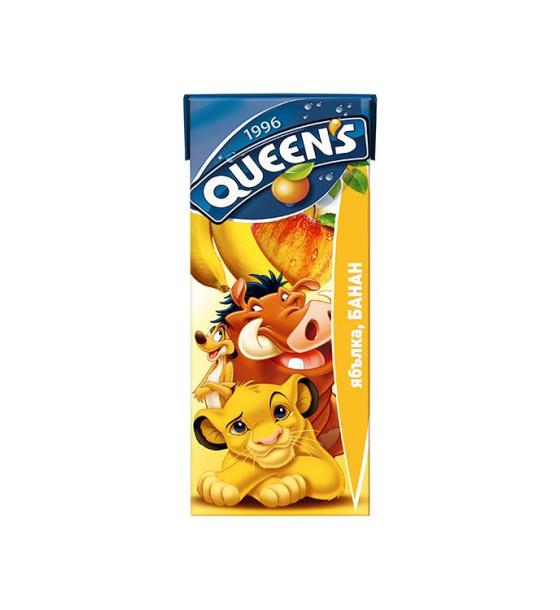 детски натурален сок Queen's Disney Ябълка & Банан