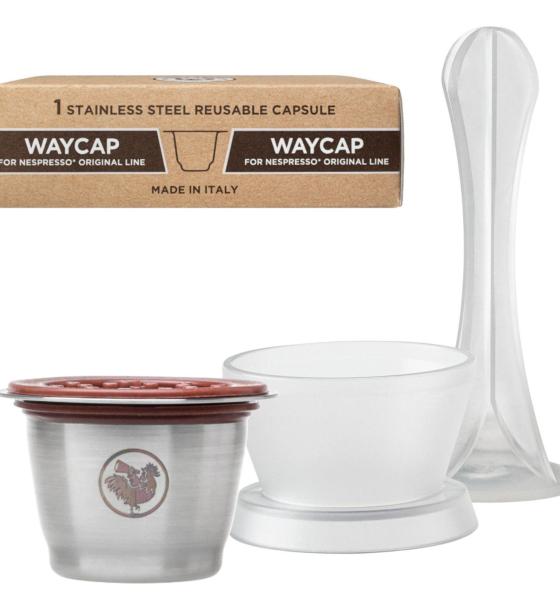 силиконови капачки WayCap Базов комплект със силиконова капачка за Nespresso кафемашина с 1 капсула