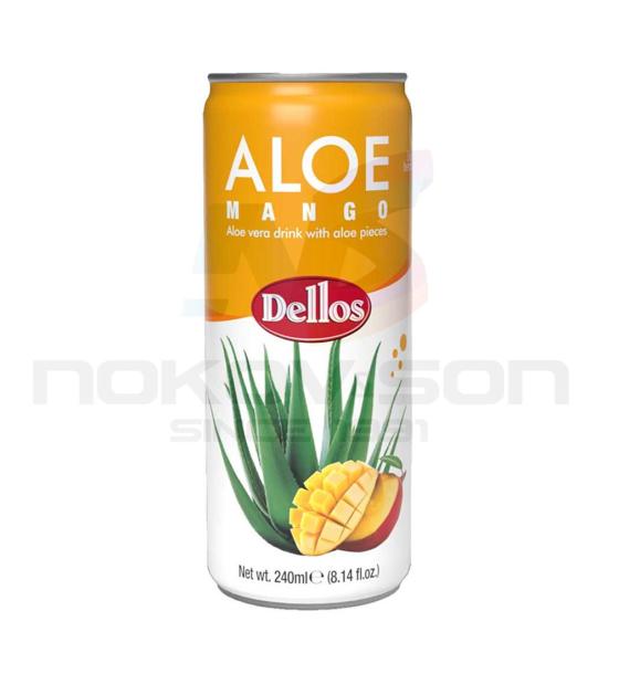 негазирана безалкохолна напитка Dellos Mango Aloe