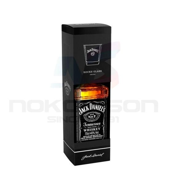 уиски Jack Daniel's Tennessee Whiskey Gift box with one Rock Glass​