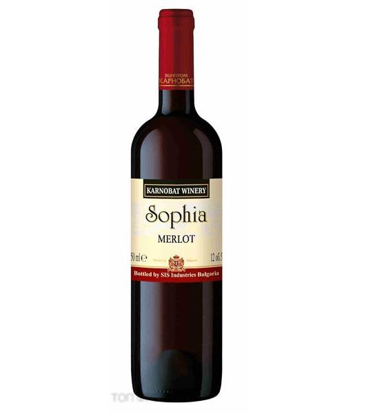 червено вино Karnobat Winery Merlot Sophia