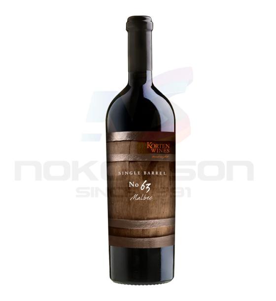 червено вино Korten Wines №63 Malbec Single Barrel
