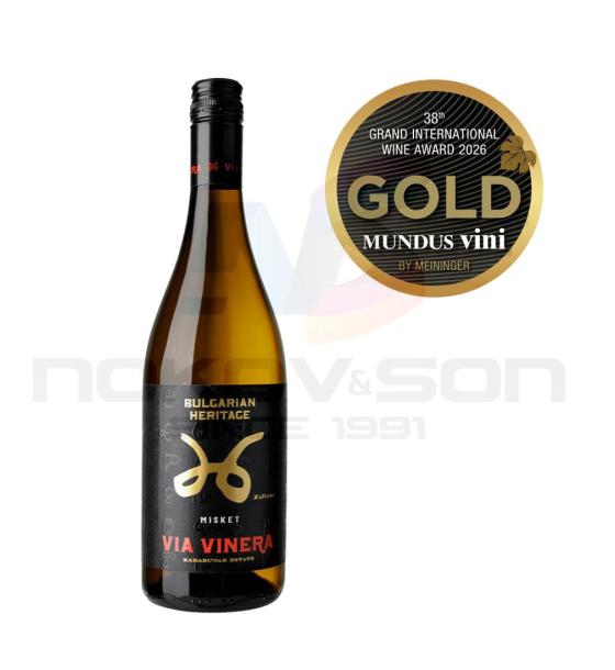 бяло вино Via Vinera Bulgarian Heritage Misket 750 ml