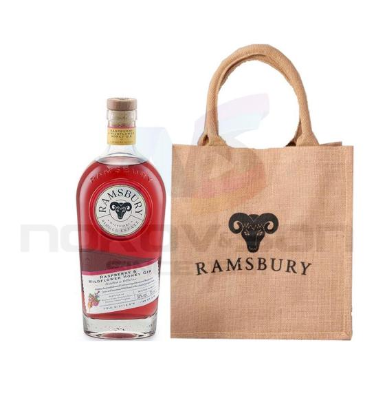 джин Ramsbury Raspberries & Wildflower Honey Gift Box With Jute Bag