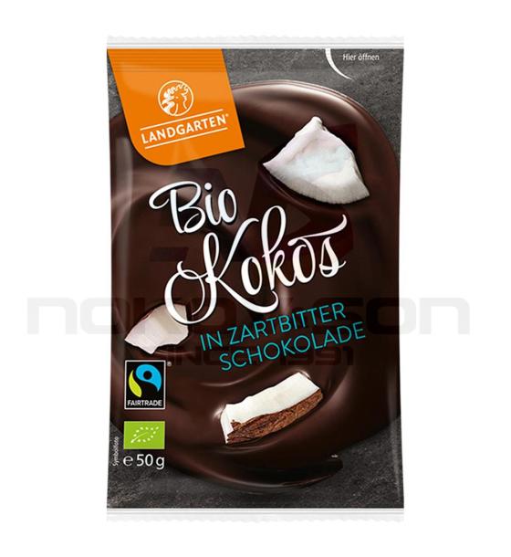 десерт Landgarten Bio Kokos in Zartbitter Schokolade
