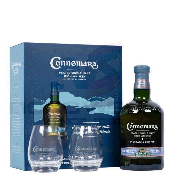 уиски Connemara Distillers Edition Gift Box With 2 Cups