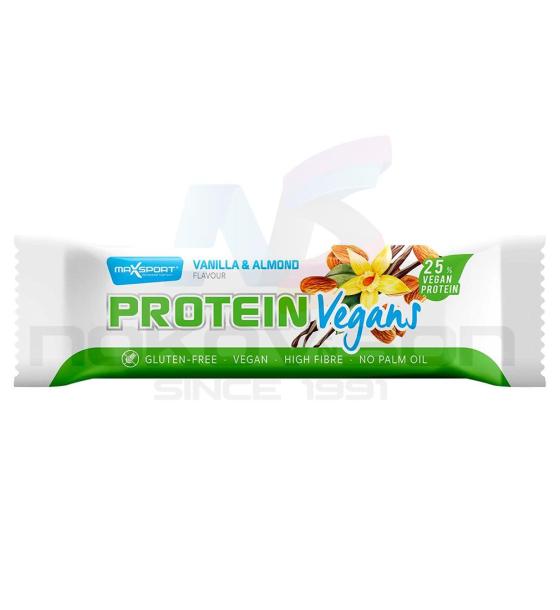 протеиново барче Maxsport Protein Vegans Vanilla & Almond