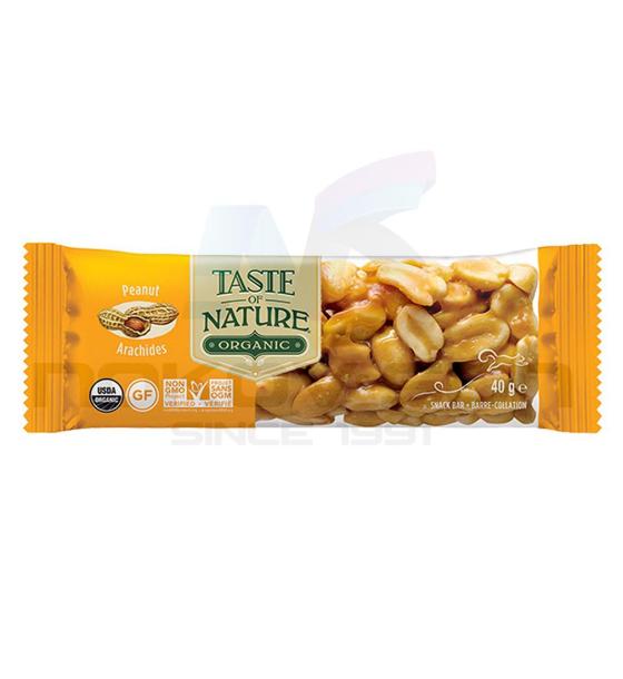 био бар Taste of Nature Organic Peanut